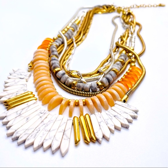 Stella & Dot Jewelry - - Stella and Dot Stunning Layer Statement Necklace